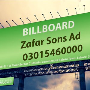 Premium outdoor branding services Lahore with complete installation by Zafar Sons Ad