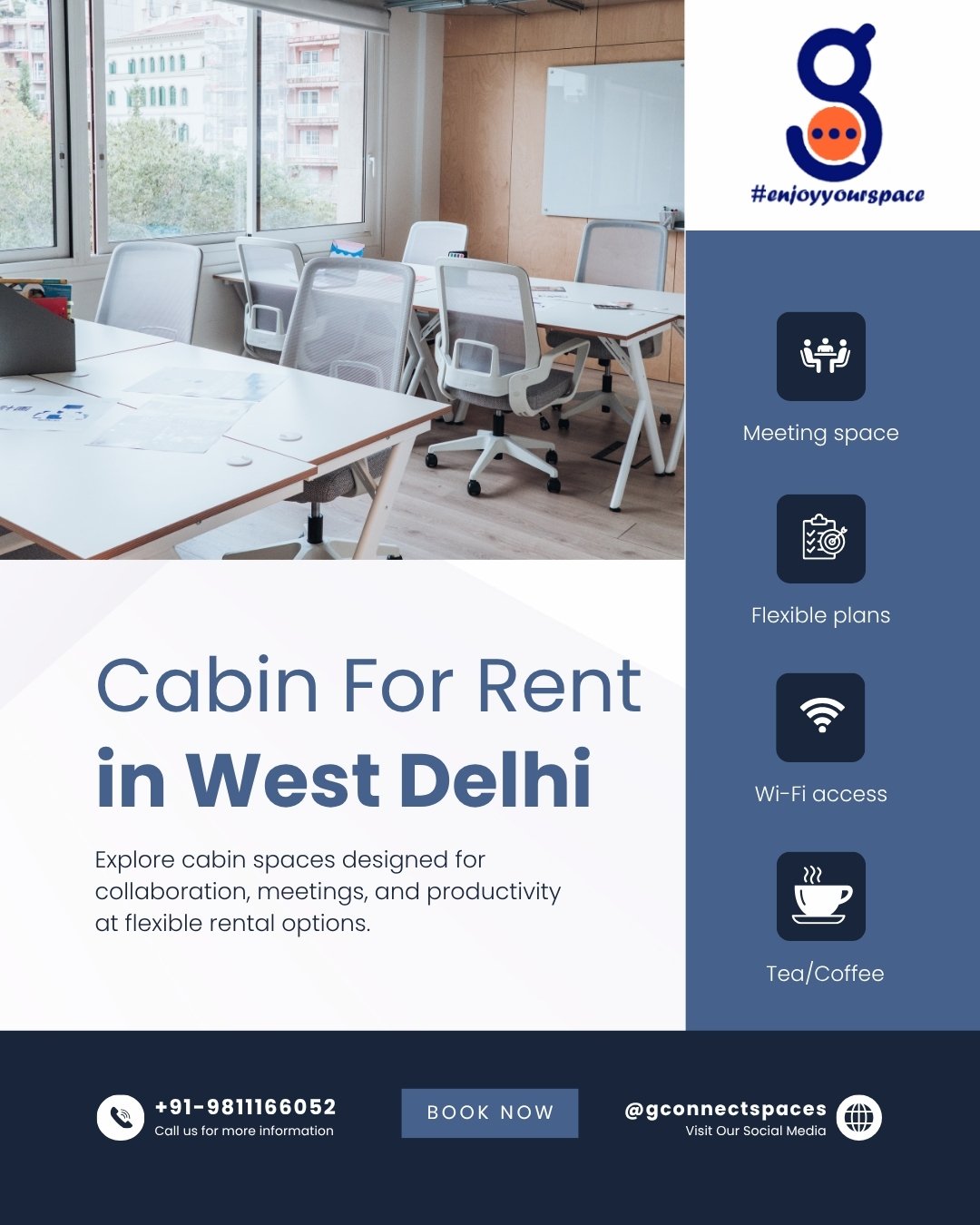cabin for rent in delhi